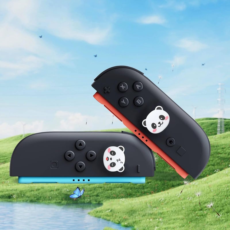 Jemdo 4 Pack Silicone Joystick Grip Caps Anti Slip Thumb Stick Covers Panda Design for Mini Handheld Devices - Image 5